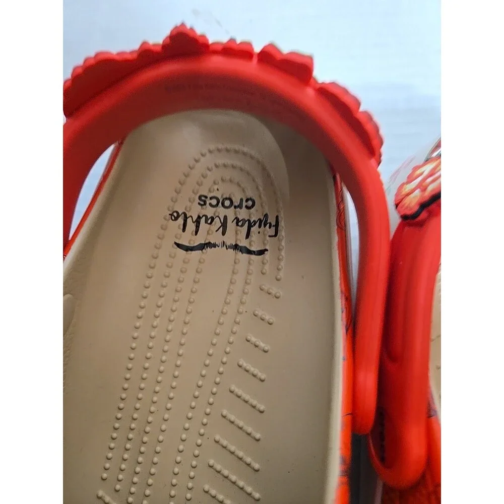 Crocs Frida Kahlo Classic Clog Slip On  Mens Size 11 New No Box  Customized.